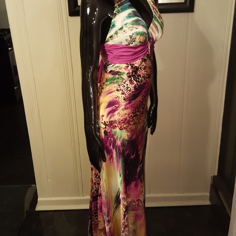 Long Maxi Multi-colored Dress - Picture 7 of 13